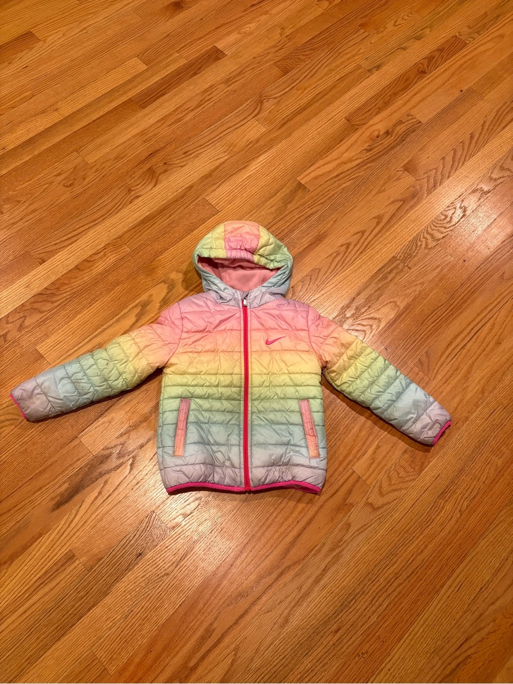 Nike Kids Rainbow Ombre Puffer Jacket